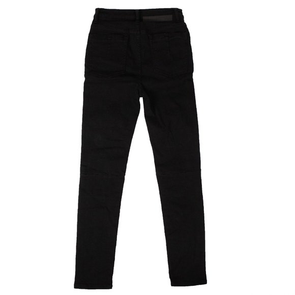 UNRAVEL PROJECT Black Multi Zip Skinny Jean Pants Size 26 $825 - Picture 3 of 4